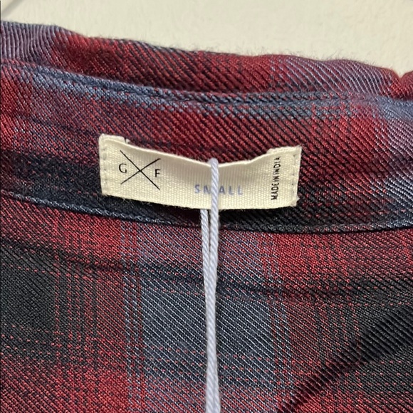 NWT Gentle Fawn Plaid Button-Up Shirt Dress - Picture 8 of 9